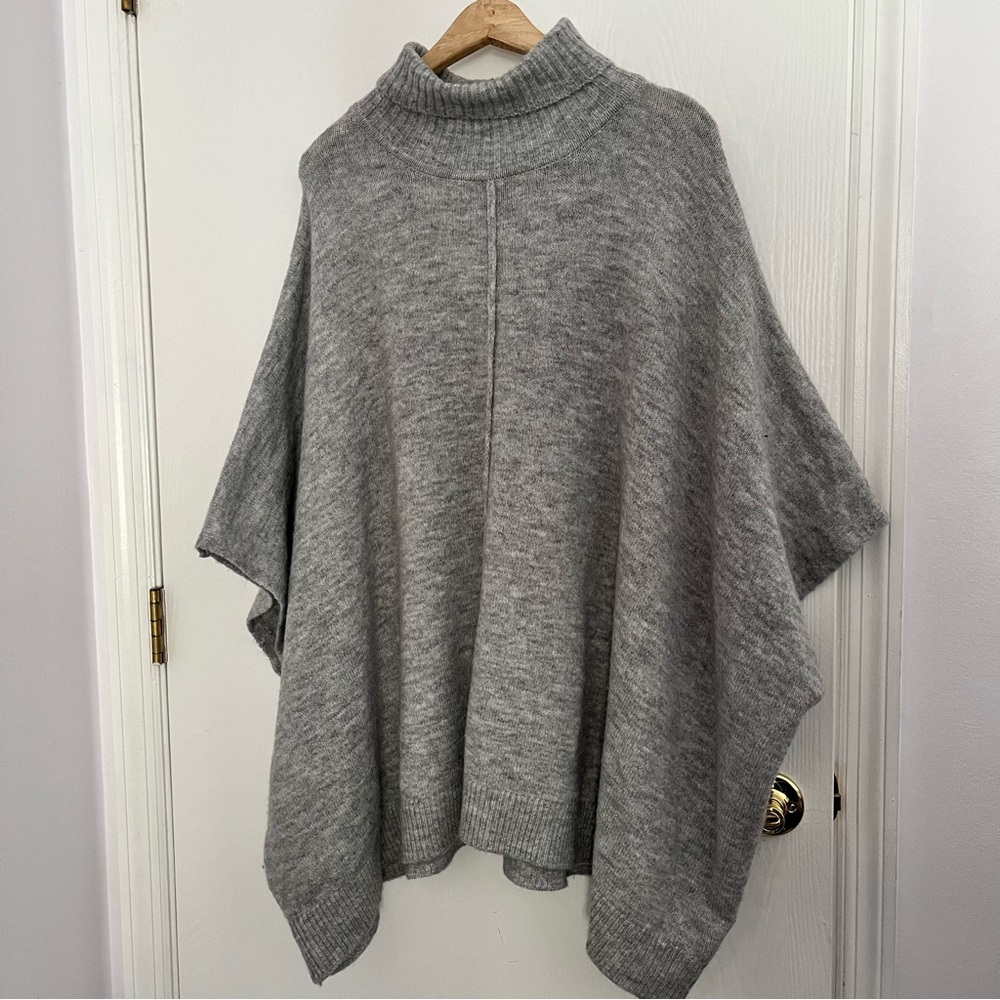 Gray Sweater Cape